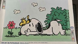 snoopy diamond painting