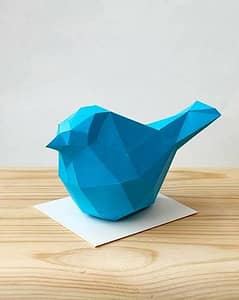 Low-Poly Paper Sculpture and Papercraft