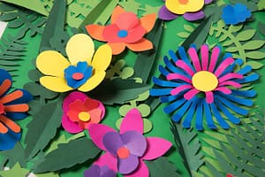 Botanical Paper Flower Art