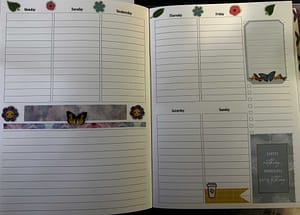planner spread